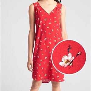 GAP Red Floral Dress